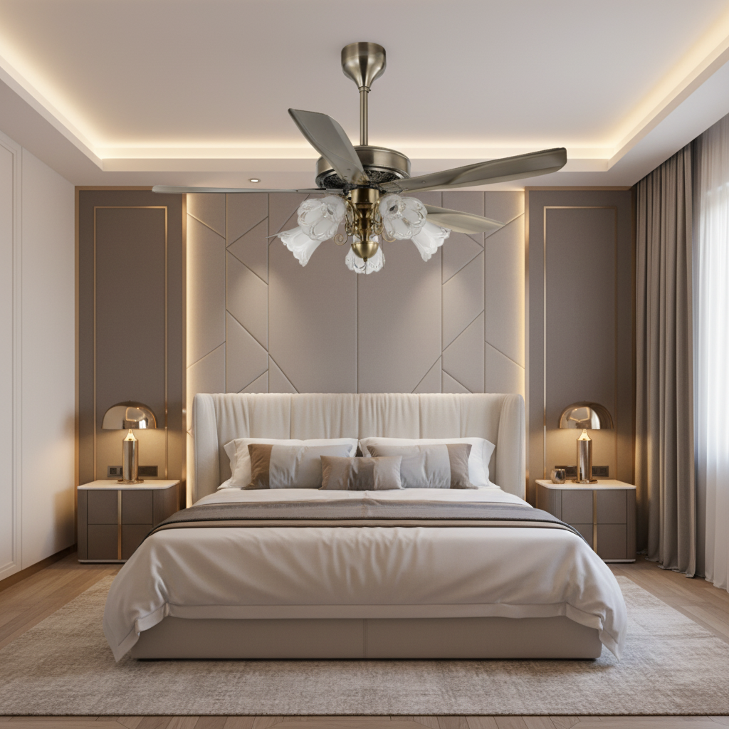 52" Luxury Remote Control Lighting Fan